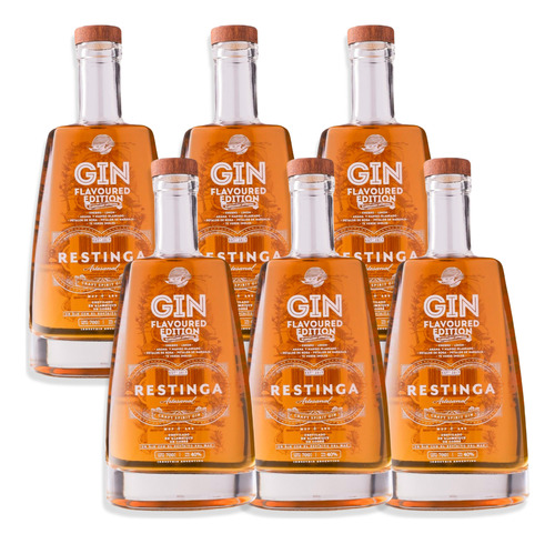 Gin Restinga Flavoured Edition Artesanal 700ml Caja X6u