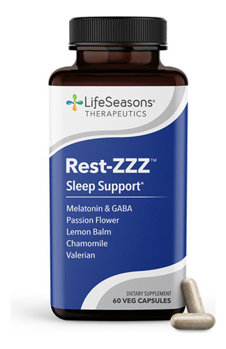 Lifeseasons Rest-zzz - Soporte Para Dormir 60 Cápsulas Sabor Sin Sabor