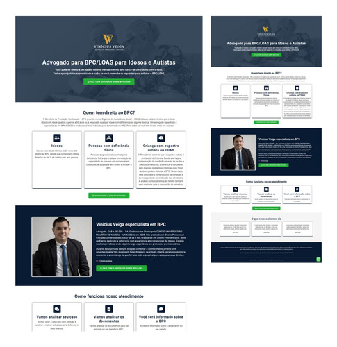 Pack 02 Landing Pages Para Advogado Pro De Alta Conversão