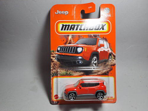 Matchbox 2019 Jeep Renegade (naranja)