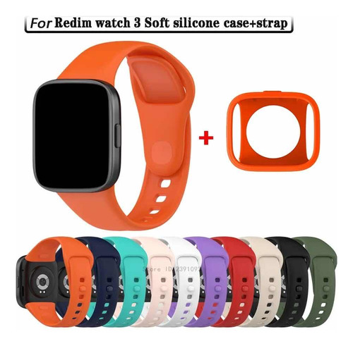 Correa Mas Protector De Silicone Suave Para Redmi Watch 3