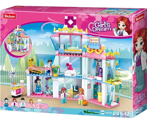 Sluban Hospital Clinica Bloques 5 Figuras Girl Dream 469 Pcs