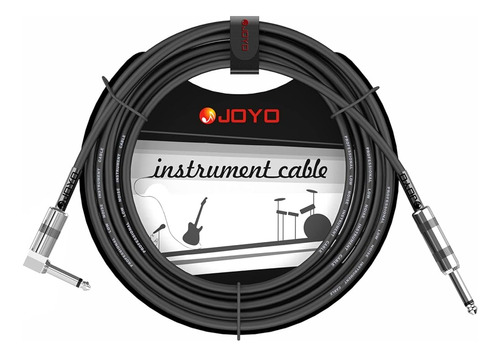 Joyo Cable De Bajo 15 Pies Cable De Instrumento De Audio Pro