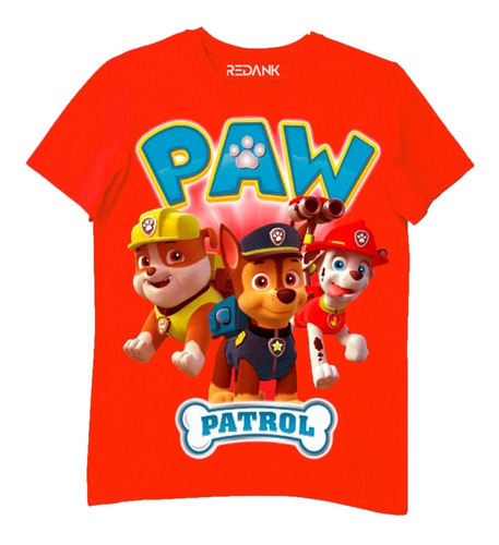 Camiseta Paw Patrol - Patrulla Canina - Niños