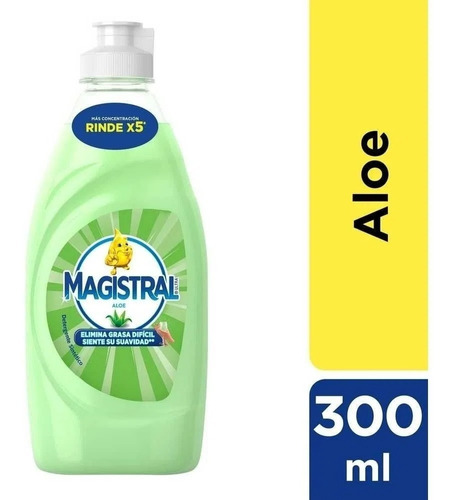 Magistral Detergente Desengrasante Cremoso 300ml Fórmula Aloe