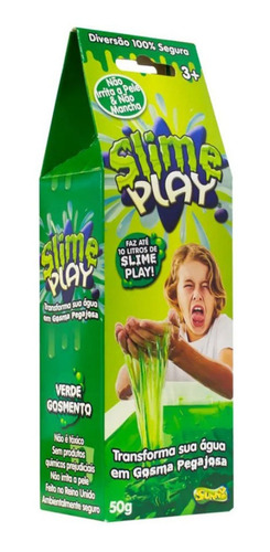 Imagem 1 de 1 de Slime Play Transforme Sua Água Em Slime - Verde - Sunny