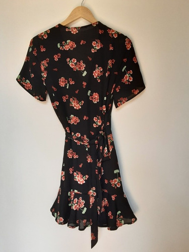 Imagen 6 de 10 de Vestido Veraniego De Gasa Transparente Sin Forro, Talla M