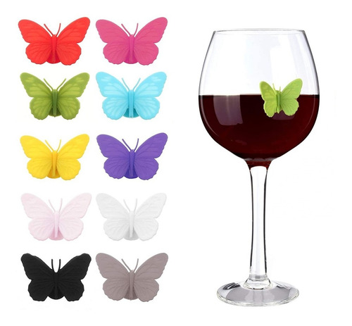 Imagen 1 de 9 de Identificador Señalador Marcador Para Vasos Y Copas X10uni
