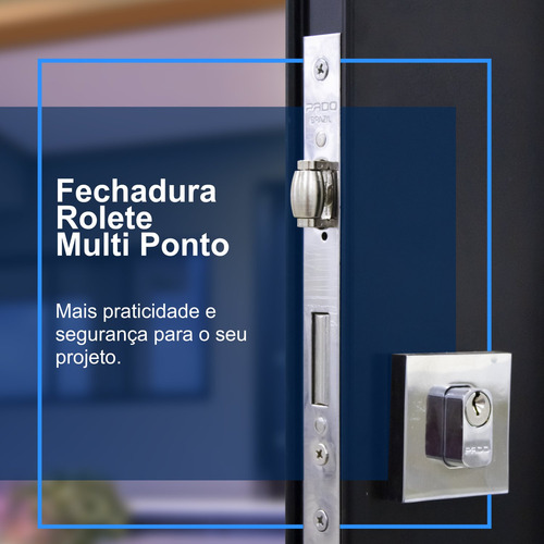 Porta Pivotante De Aluminio Com Puxador De 1 Metro Wt