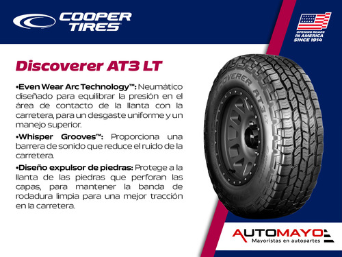 Cooper Llanta Discoverer At3 Lt Lt265/70r17 118s