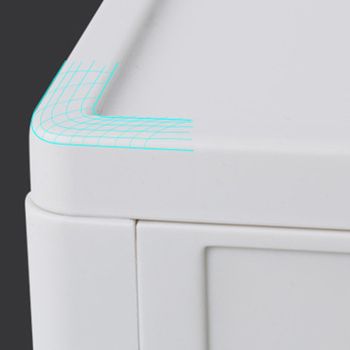Se Aplica A Cajonera Transparente De Plástico Con Tapa