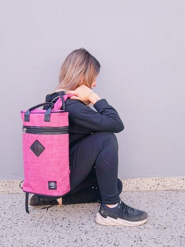 Bolso Matero Yuco Mochila - Gris Melange (apto Stanley)