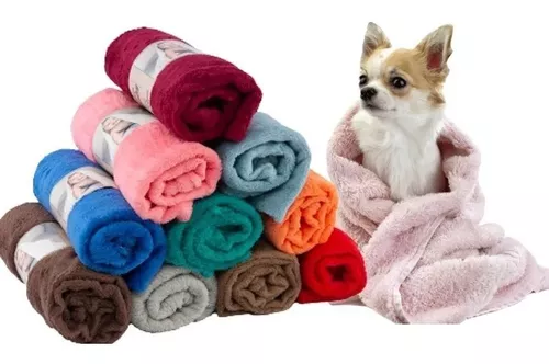 Molesto rutina sentar Kit 5 Mantinhas Pet Cobertor Microfibra Manta Cachorro Gato