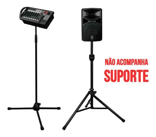 Kit De Som Yamaha Estúdio Stagepas 600i 680w + Mesa Kit De Som Yamaha Estúdio Stagepas 600i 680w + Mesa