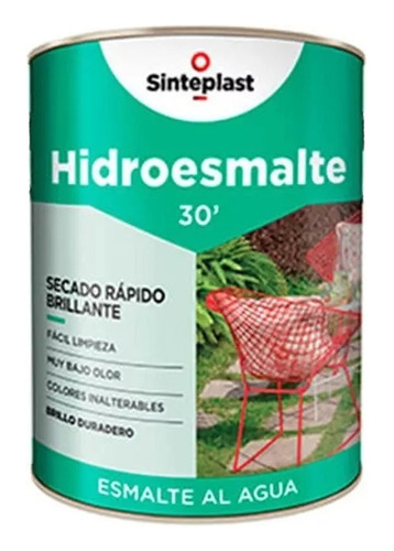 Recuplast Hidroesmalte Al Agua  Brillante X 1l Colores