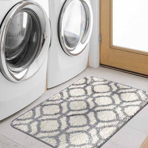 1 Tapete Lavanderia Absorvente Antiderrapante Cozu D4 45x65