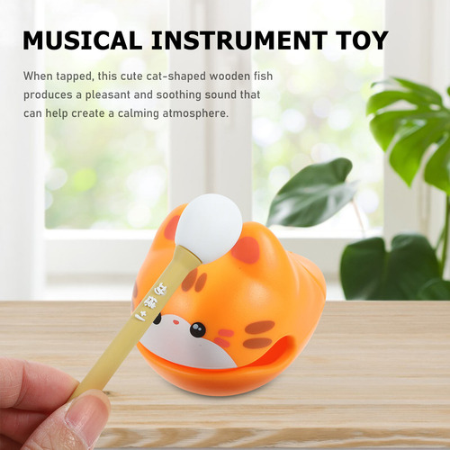 Juguete Musical De Percusión De Madera Para Oficina, Para Al