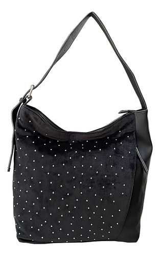 Cartera Tote Mujer Mango Color Negro Super Comoda Y Amplia