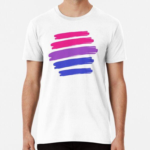 Remera Bandera Del Orgullo De Pintura Artística Bisexual Lgb