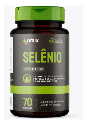Selênio 70 cápsulas Omix sabor sem sabor