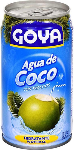 Agua De Coco Goya Con Pulpa 12 Piezas De 350ml