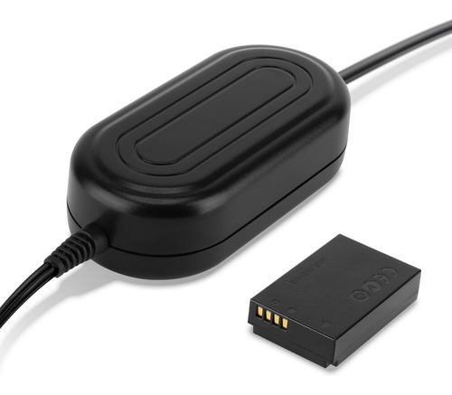 Adaptador Ack-e15 Acoplador Dummy Dr-e15 P/ Canon Sl1 Bivolt Cor Preto