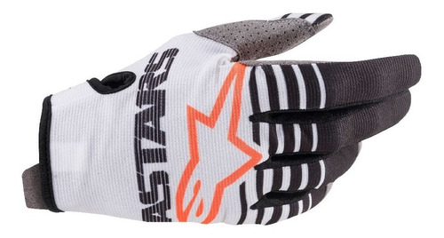 Guantes Motocross Radar Gloves Mx Alpinestars Blanco Atv Utv