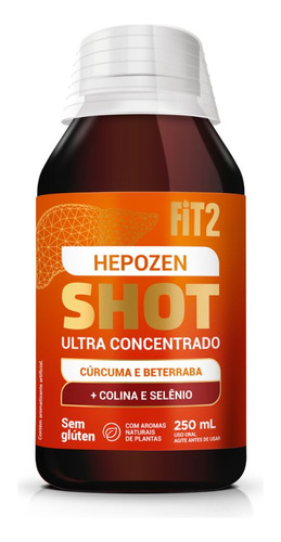 Hepozen Fit2 Shot Ultra Concentrado P/ Gordura No Fígado