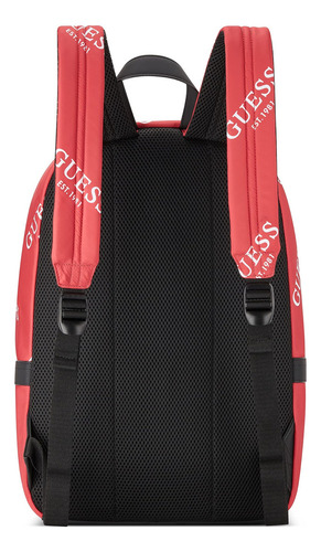 Mochila Urbana Guess Mochila Est. 1981 Color Rojo Diseño Lisa