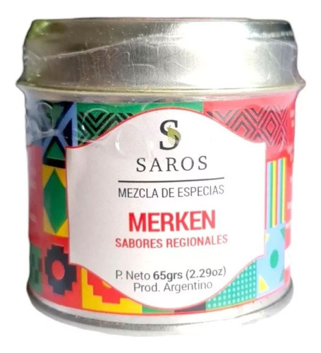 Blend De Especias Saros Merken X 65 Grs