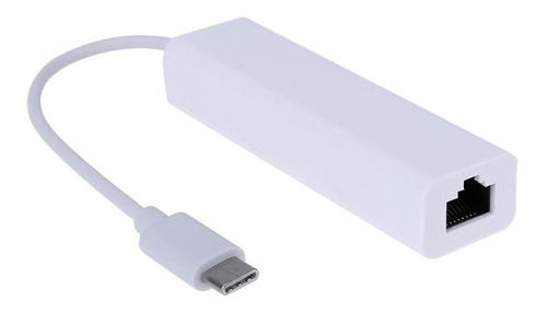 Cabo Adaptador Type-c Usb 3.1 Para Rede Ethernet Rj45 10/100