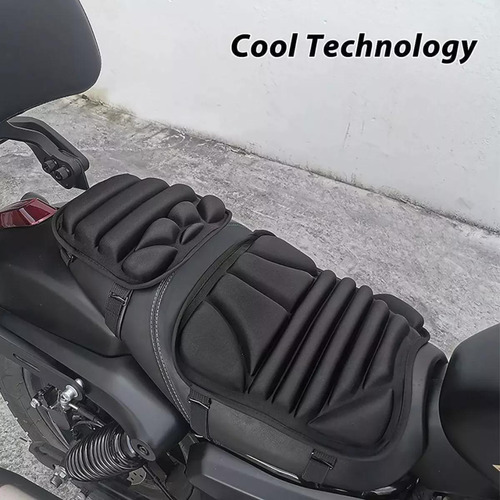 2 Almohadillas De Gel Universales Para Asiento De Motociclet