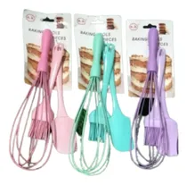 Comprar Set Reposteria Batidor Brocha Miserable Silicona Grande
