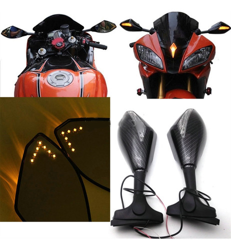 Vista Trasera De Señal De Giro Led Para Honda Cbr 600 F3 F4