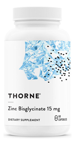 Thorne Bisglicinato De Zinc 15 Mg - Apoyo Diario Para La Sal