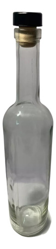 Botella Mezcalera Bordalesa  750ml Con Corcho - 24 Pzs