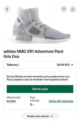Tenis Adidas Nmd Xr1 Adventure 28.5mx Original (Usado)