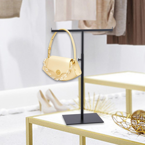 Soporte De Exhibición En Forma De T Para Collares Negro