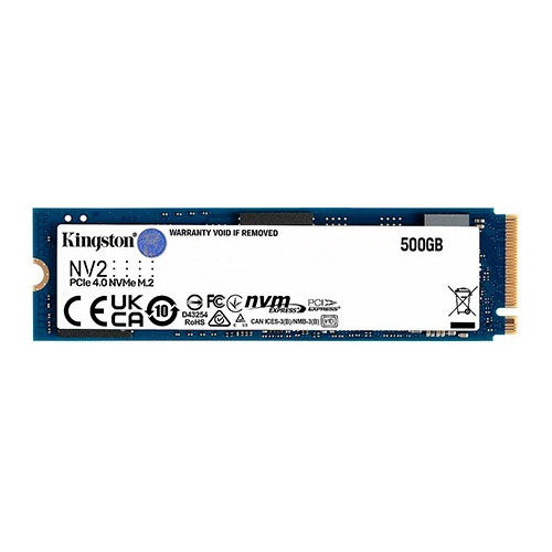 Disco Duro Kingston Internal Ssd Nv2 Pcie 4.0 Nvme M.2 500gb