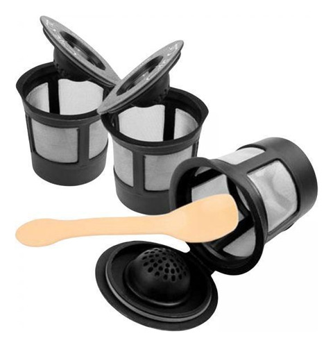 6 X 3 Filtros De Café Recargables Compatibles Con Keurig K10