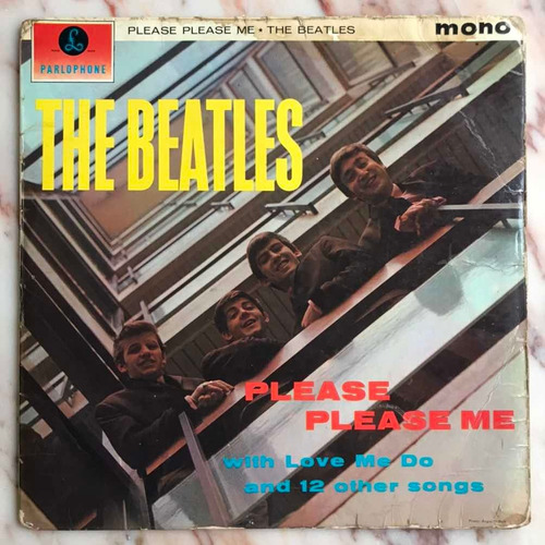 Lp The Beatles Please Please Me Mono Inglês Raro Rock Uk (Usado)