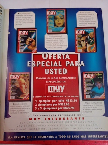 Revista Muy Interesante No 7 Año X|| (Usado)