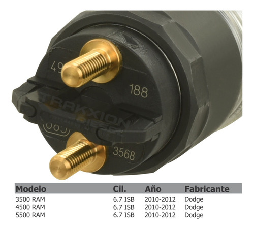 Inyector Diesel 68086182aa, R8086182aa Para Dodge Ram