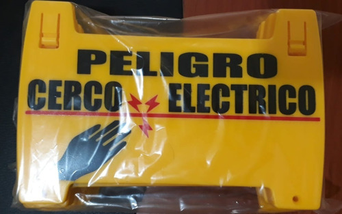 Letrero Advertencia Peligro Cerco Electrico Personalizado