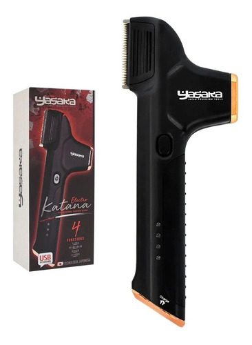 Trimmer Clipper Tijera Navaja Electro Katana 4 En 1 Yasaka