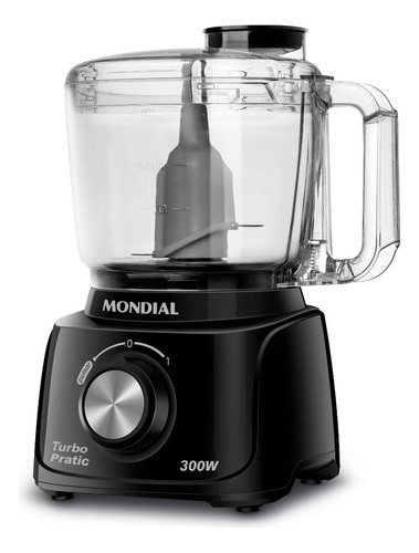 Mini Processador Mondial Turbo Pratic Mp-16-b Preto 220v