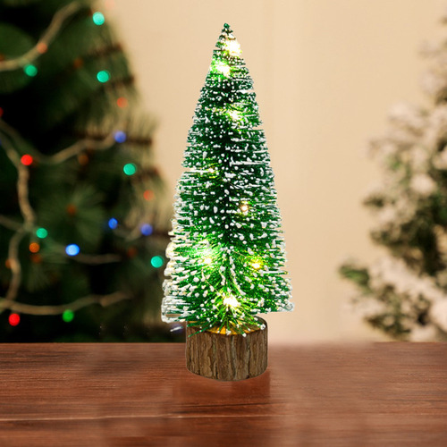 Mini Árbol De Navidad Con Iluminación Led, Árbol De Navidad