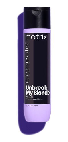 Imagen 7 de 7 de Kit Shampoo + Acondicionador Unbreak My Blonde Matrix