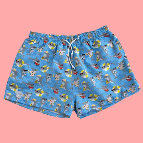 Imagen 3 de 4 de Traje De Baño Hombre Pool Party Pecora Argentina Short Malla