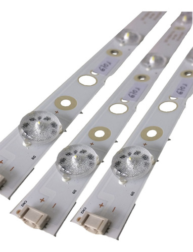 Kitx3 De 7 Leds LG 43lh5100 84 Cm